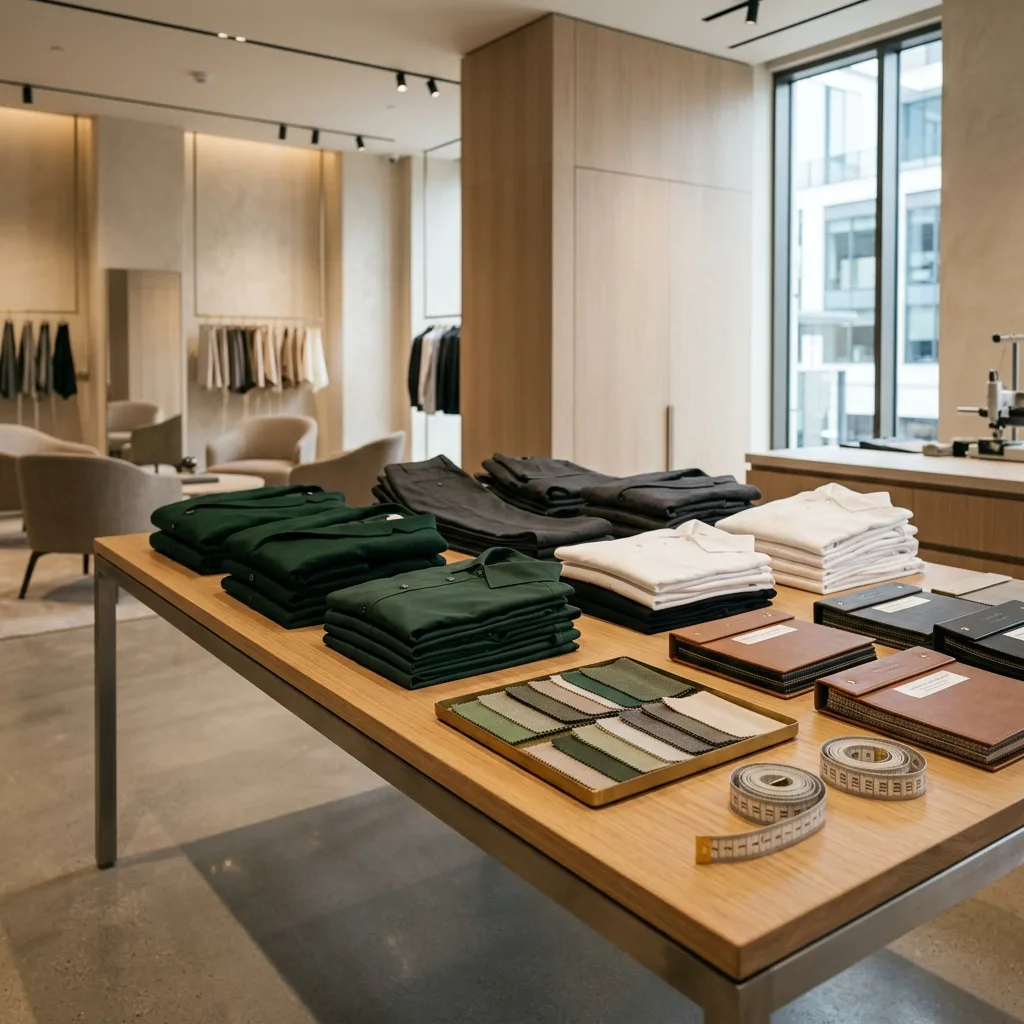Uniform fitting and textile consultation atelier